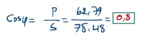 calcul facteur de puissance CTA